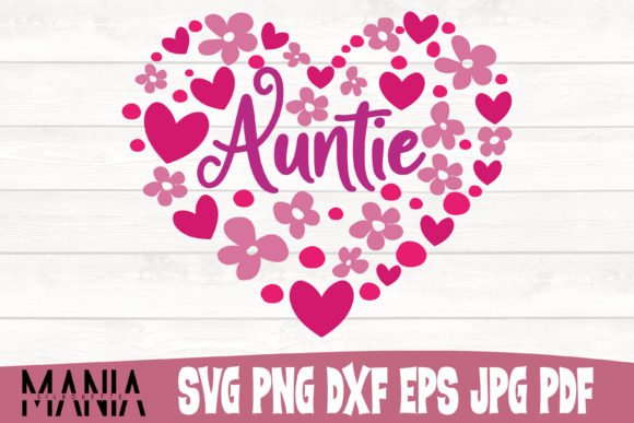 Auntie Heart SVG Cut File Design: Elevating Your Creative Projects