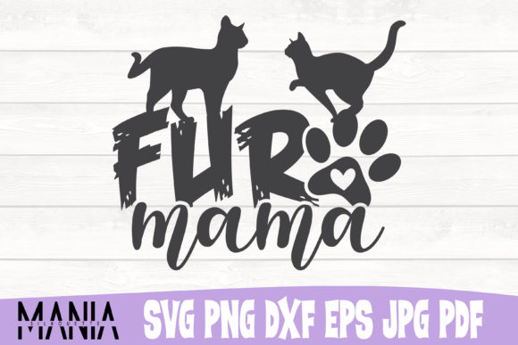 Cat Fur Mama SVG Cut File Design: A Versatile Tool for Modern Creators