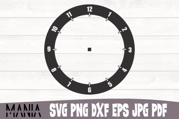 Clock Face Template 4: Design Precision for Creative Projects