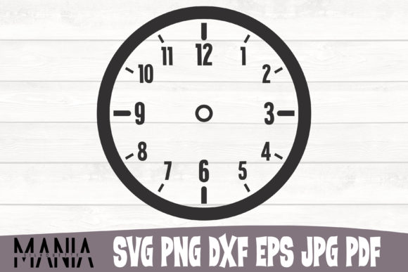Clock Face Template 5: A Modern Design Solution for Creative Projects