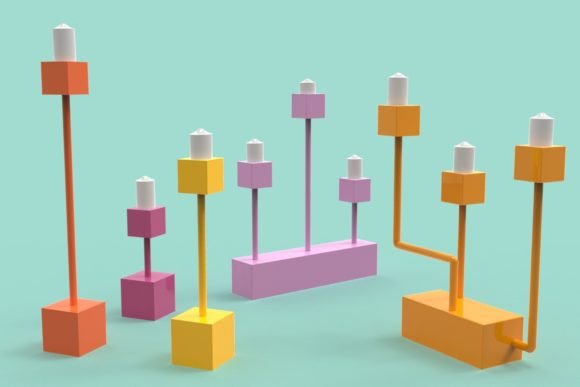 Designing Ambiance: A Practical Guide to the 5 Cubic Candelabrum 3D Printing Set