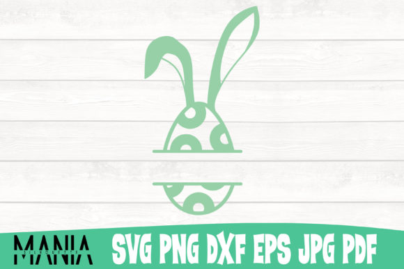 Easter Egg Monogram SVG Cut File Design