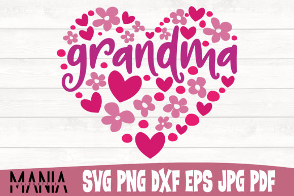 Grandma SVG Cut File for Mother's Day Projects
