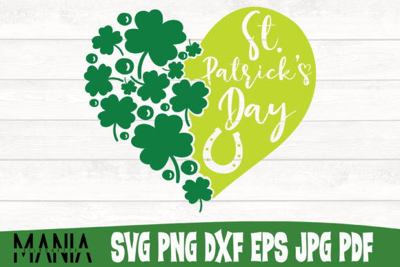 Heart Saint Patrick Day SVG Cut File