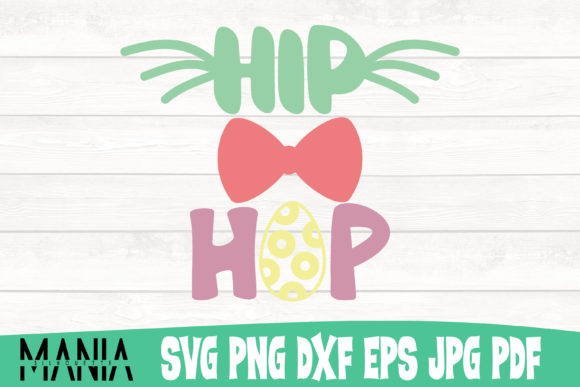 Hip Hop Easter SVG Cut File Design