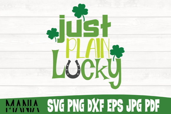 Just Plain Lucky SVG Cut File Design: A Comprehensive Evaluation