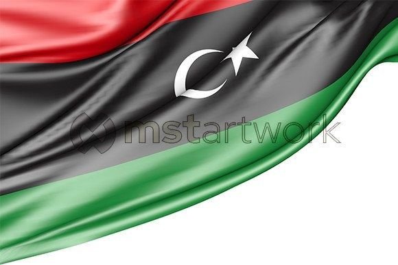 Libya Flag Isolated on White Background: Maximizing Quality and Versatility in Digital Design