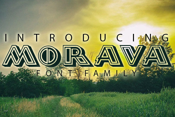 Morava: A Stylish 3D Font for Modern Design Projects