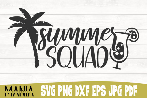 Summer Squad Svg Cut File Design: A Versatile Tool for Creative Projects