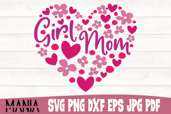 Unlocking Creativity with the Girl Mom Heart Design Cut File Pack
